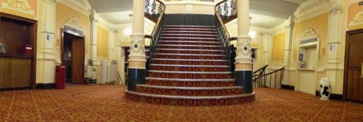 The theatre foyer
