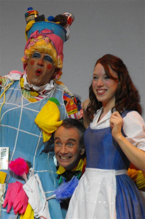 Martin (Dame Dorothy Doo-it), Neil (Director and Willy Doo-it) and Katie (Beauty)