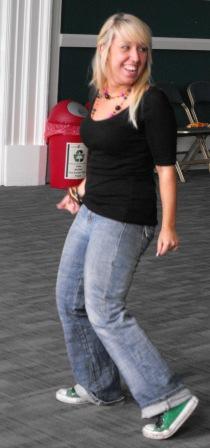 Hayley had a go at auditioning herself!