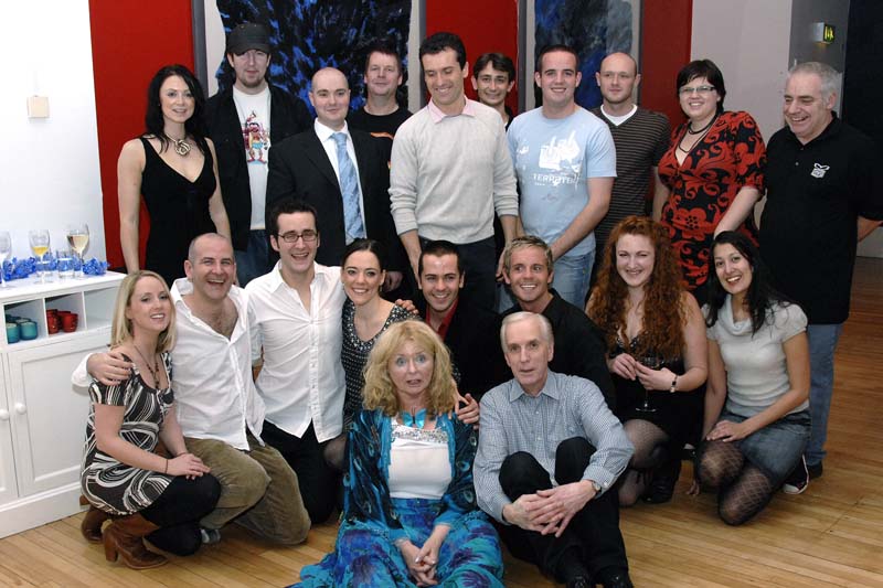 This was the cast and crew. Extra people on this photo include - Nadia Javed (Company Manager & DSM - in grey jumper & demin skirt), Victoria Burton (Wardrobe - in black dress next to Nadia), Fiona McGregor (ASM/ Chaperone - in swirly dress), Mark Edwards (Musical Director - in suit with blue tie), Mikey Shaw (Tech ASM - in baseball cap) and the Palace Theatre stage crew (thanks guys! x)