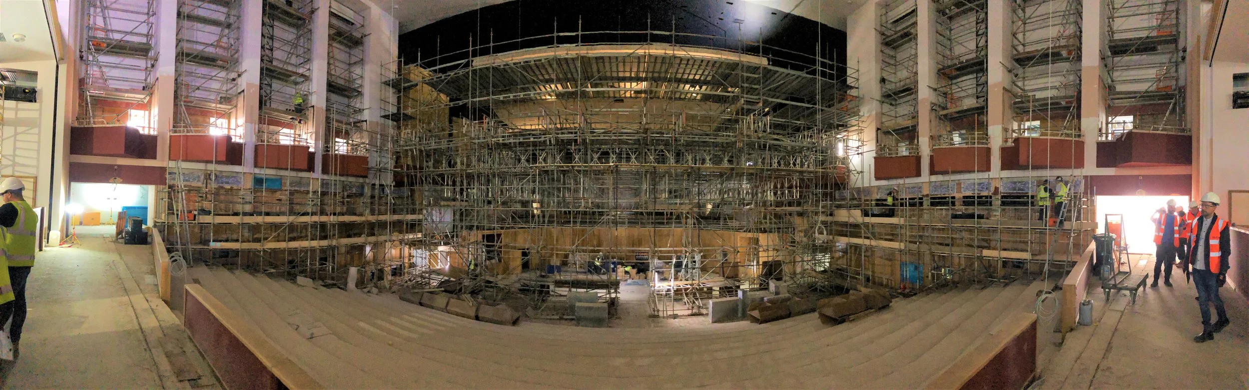 The Phoenix Concert Hall is quite a space! And it’s slowly being revealed in all its glory from behind the scaffolding.