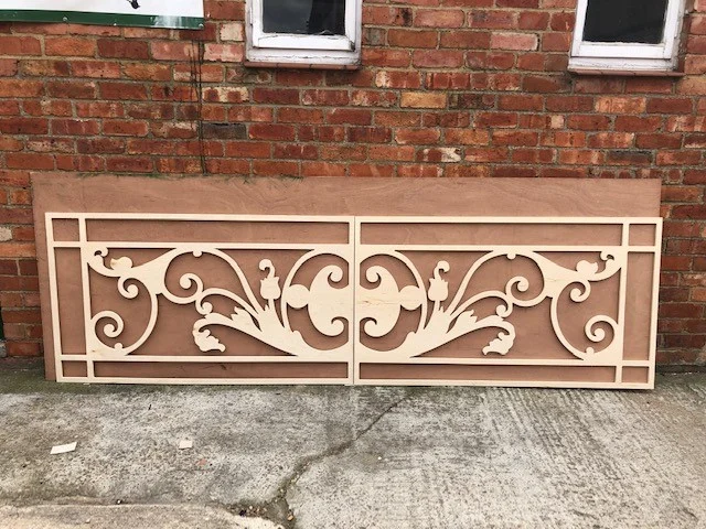 A sneaky peak of some of the design currently being built, waiting to be painted and then used for… well we can’t tell you just yet! . We can’t tell you how beautiful the overall design is. It literally takes our breath away every single time we see it.
