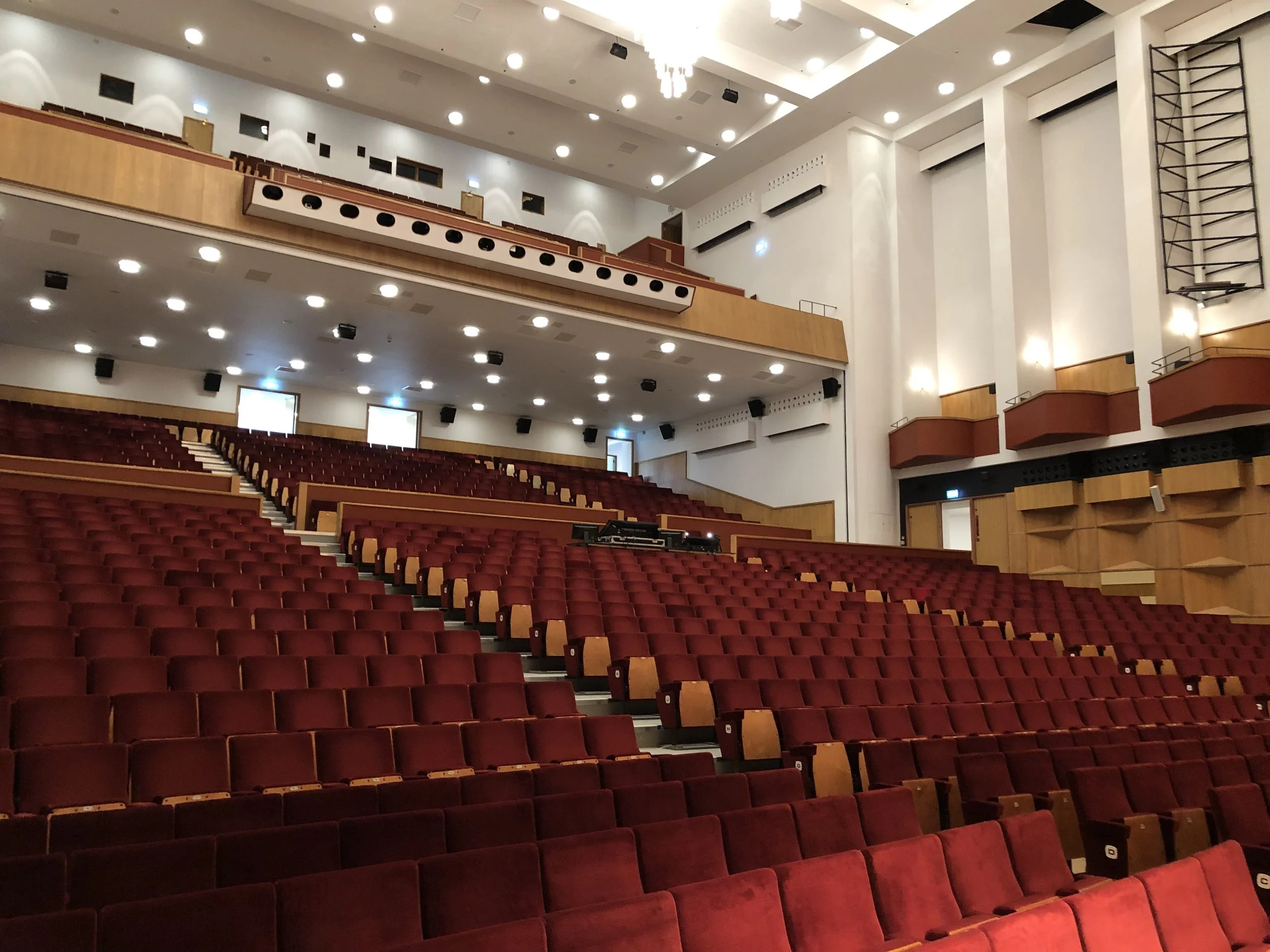 We cannot wait until this incredible auditorium is filled with people watching Cinderella!