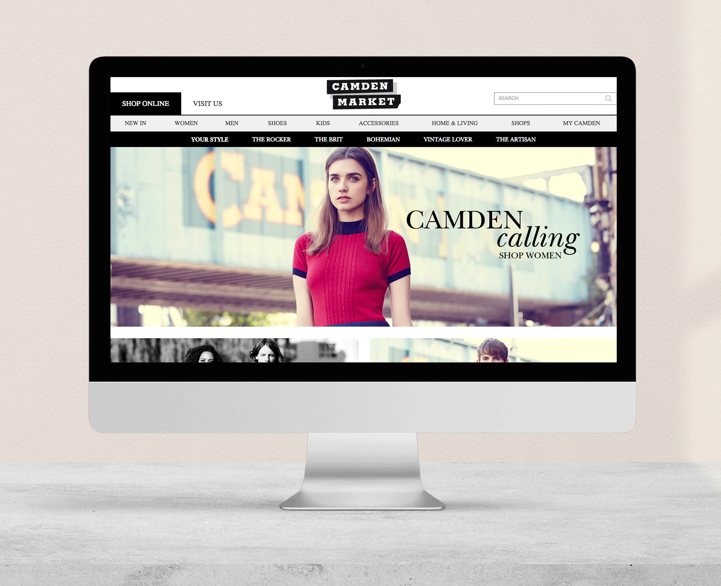 Camden Market Homepage