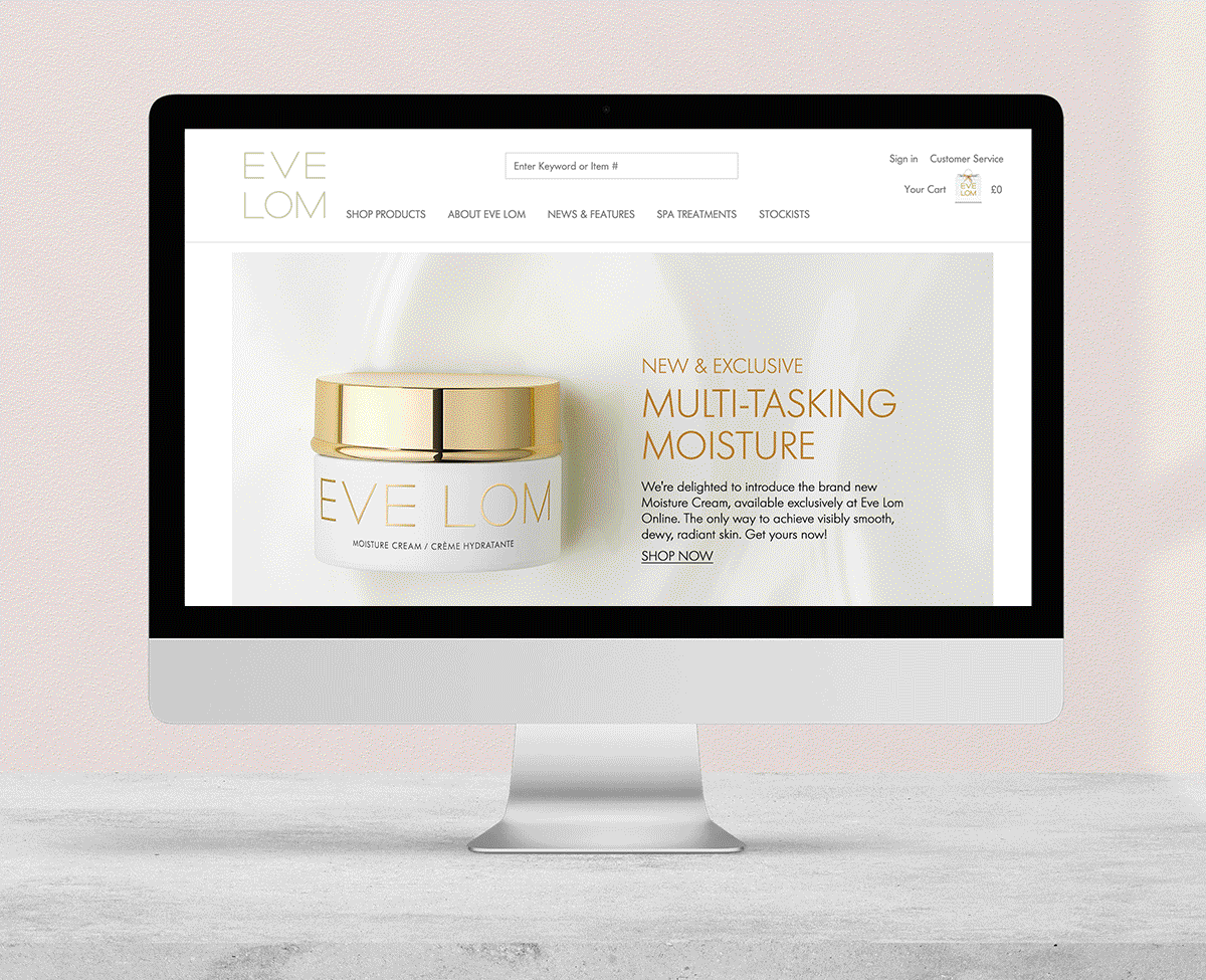 Eve Lom Homepage