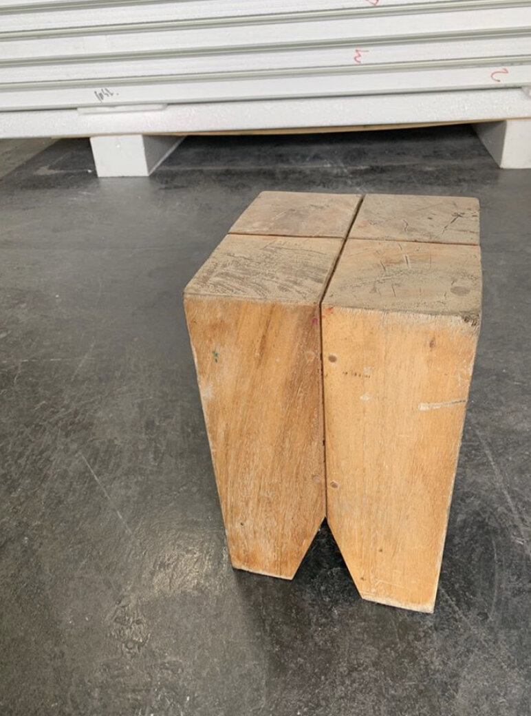 An Australian stool that was inside a farmers market supply office across the street from our project…I tried to offer them 150 American dollars for it and they said no because the stool had sentimental value.