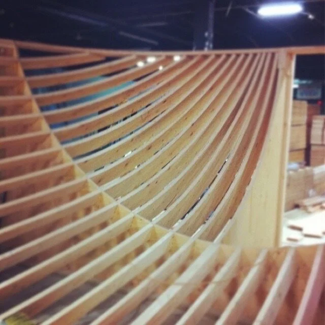  Past framework details form various custom skateboard park projects.  Currently digging through old hard drives to find more photos. 