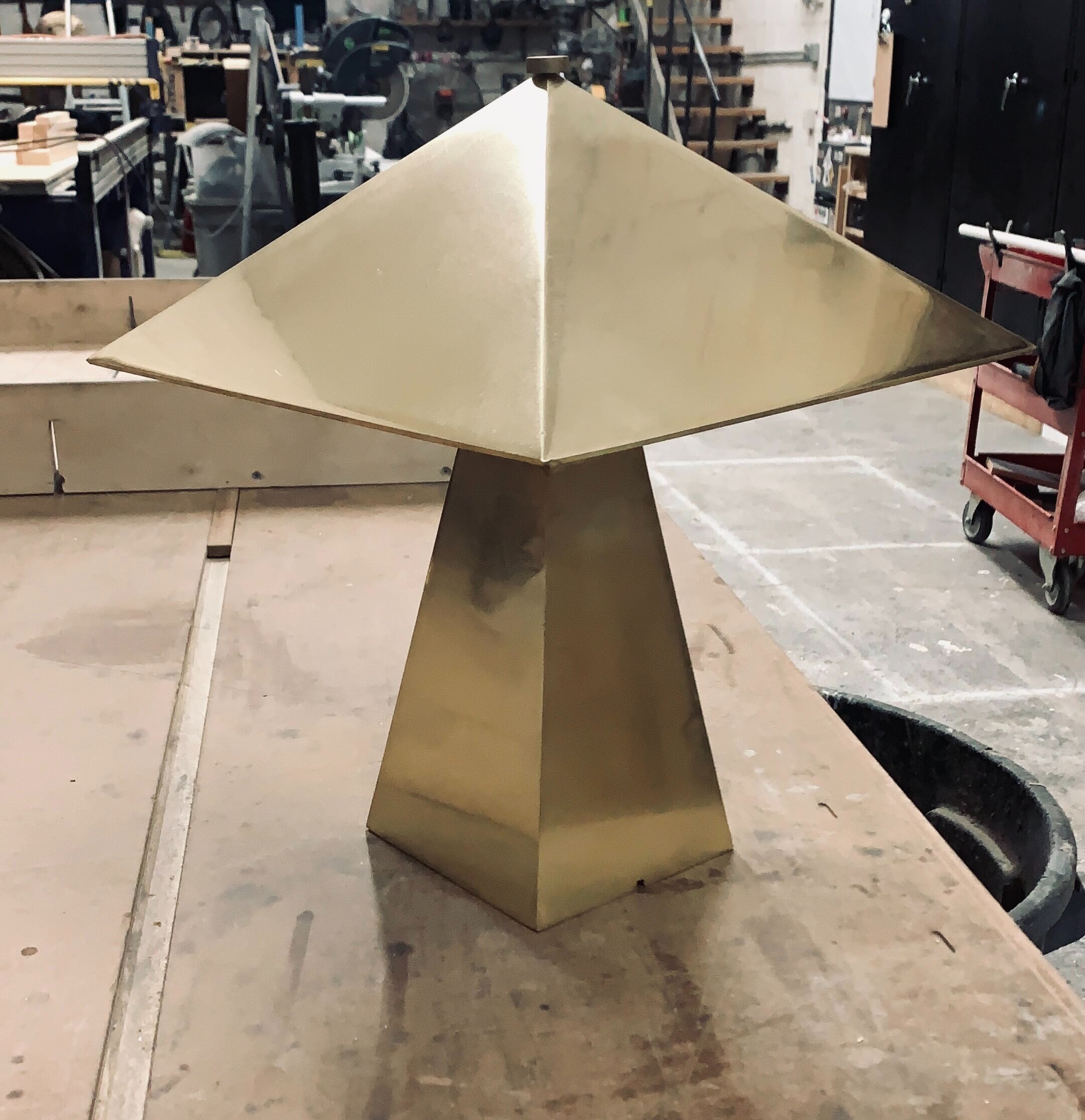 Completed lamp.