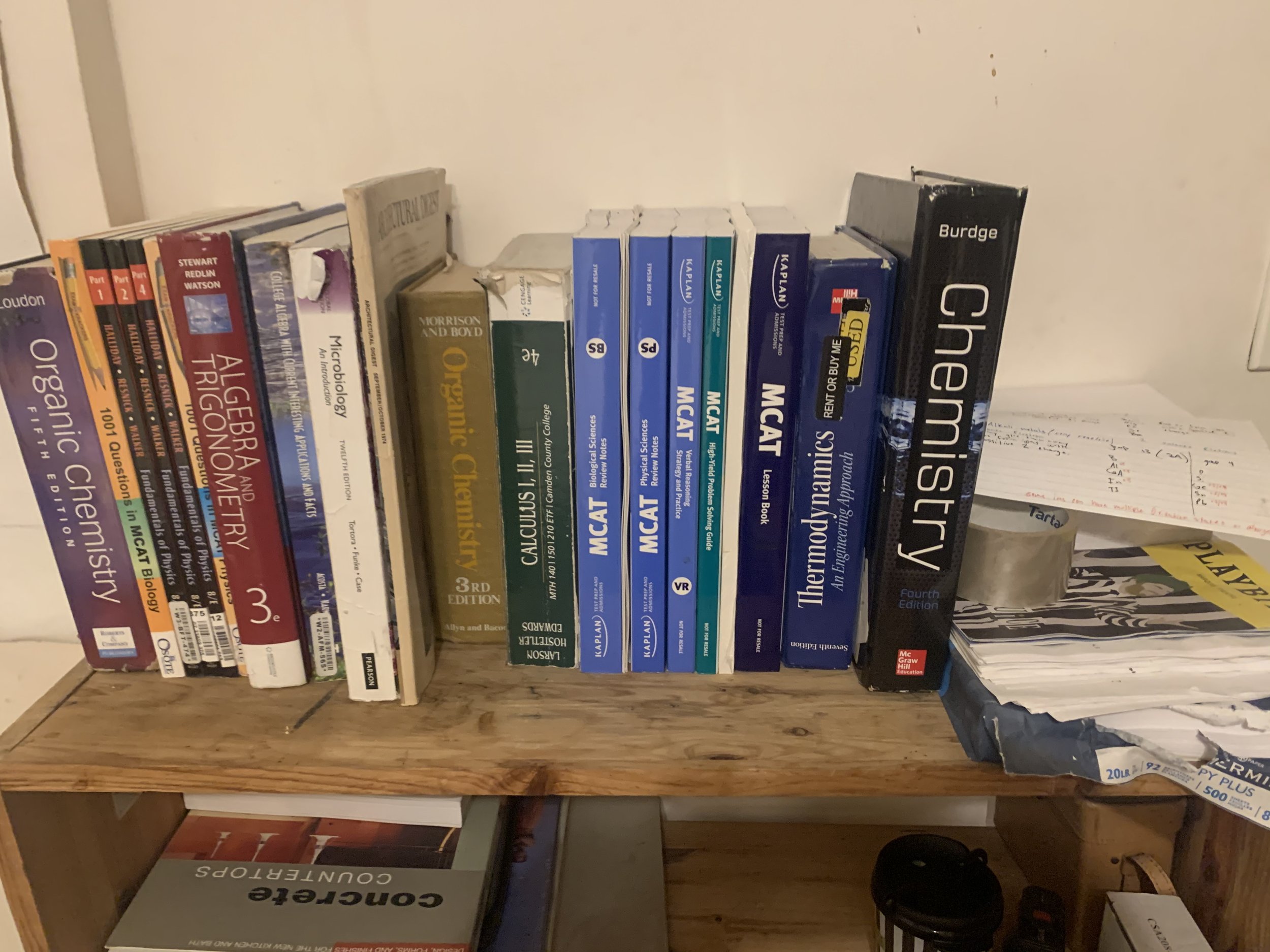 Purchases during the pandemic, I often think about where I left off in college and come from a family where my father was present, but only to an extent as he attended night school during the week and the weekends. It was never a a traditional path