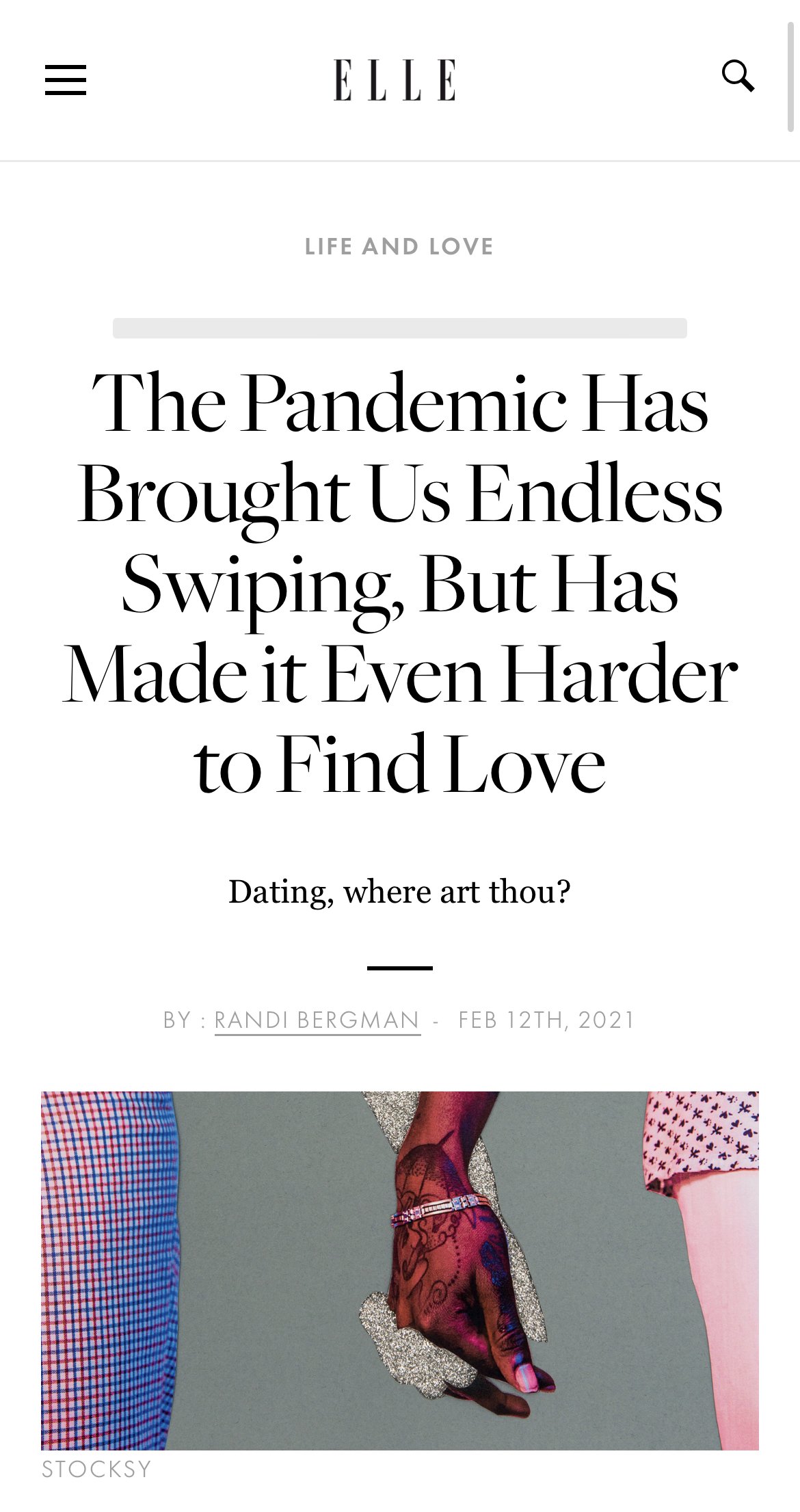 Pandemic Dating 