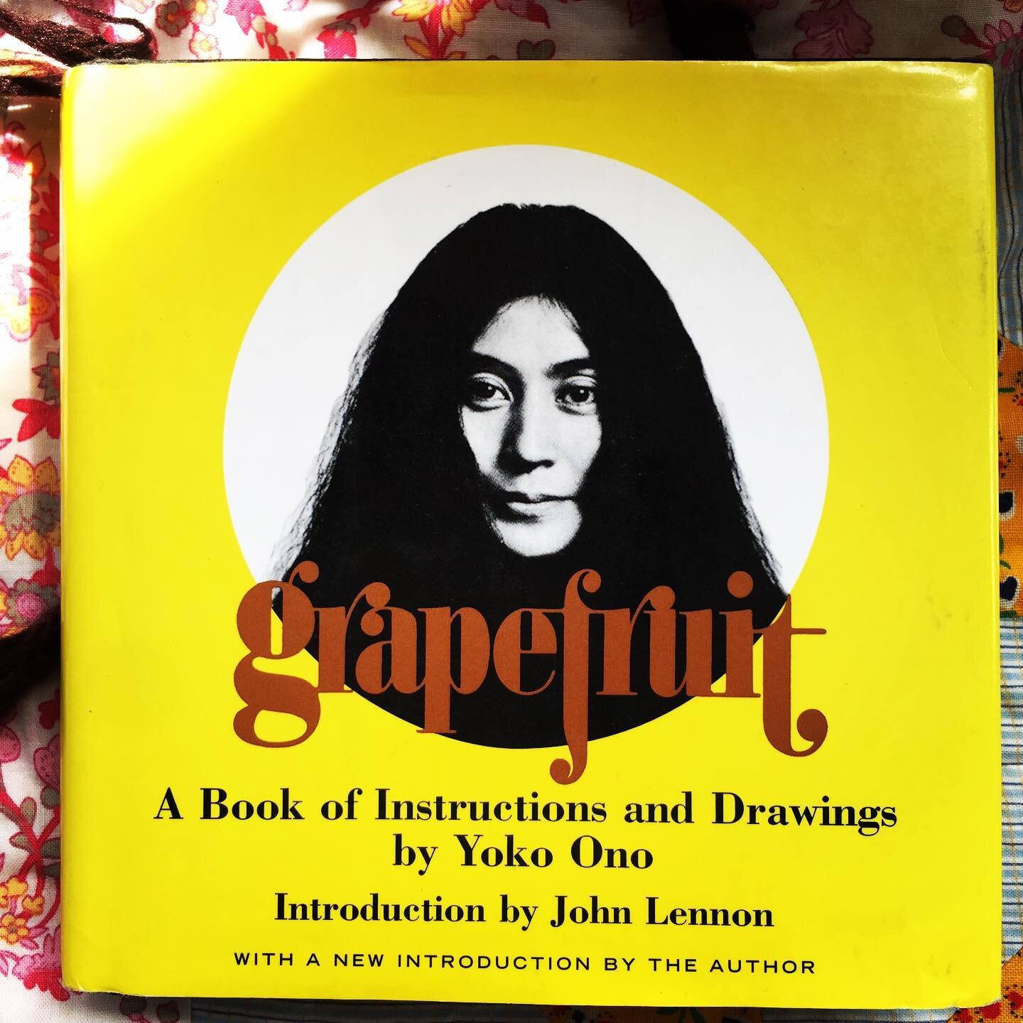 Grapefruit is one of my favorite books. Instructions as art. Needless to say, Yoko Ono has long been a major influence for me as an artist.
Then one day, I walked into a cluttered bookstore in San Francisco and found crammed onto a random shelf... Ac