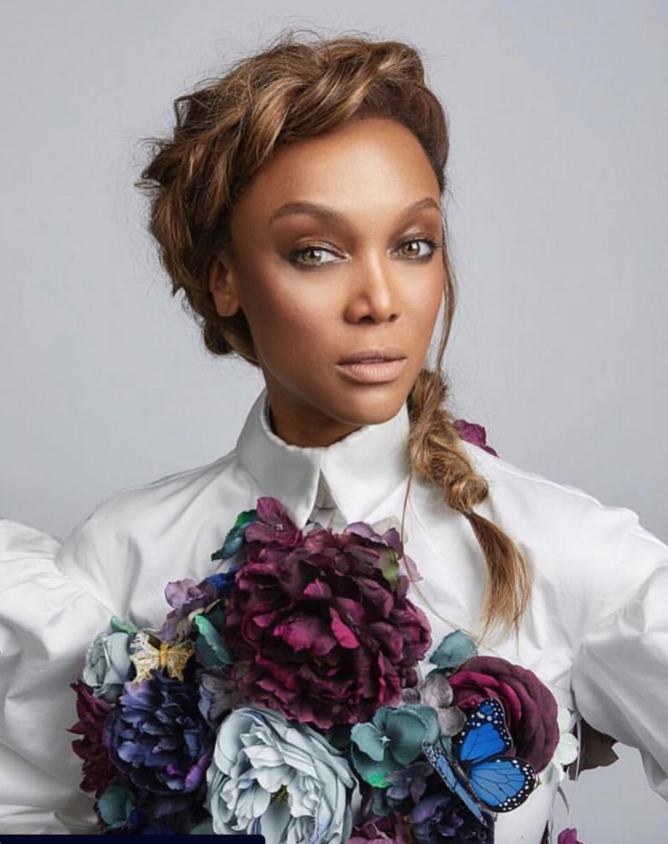  American superstar&nbsp; @tyrabanks &nbsp;giving us fierce galore with a flower top by our designer&nbsp; @anee_official Styled by&nbsp; @jstylela &nbsp;Fashion provided by&nbsp; #ivanbittonstylehouse  