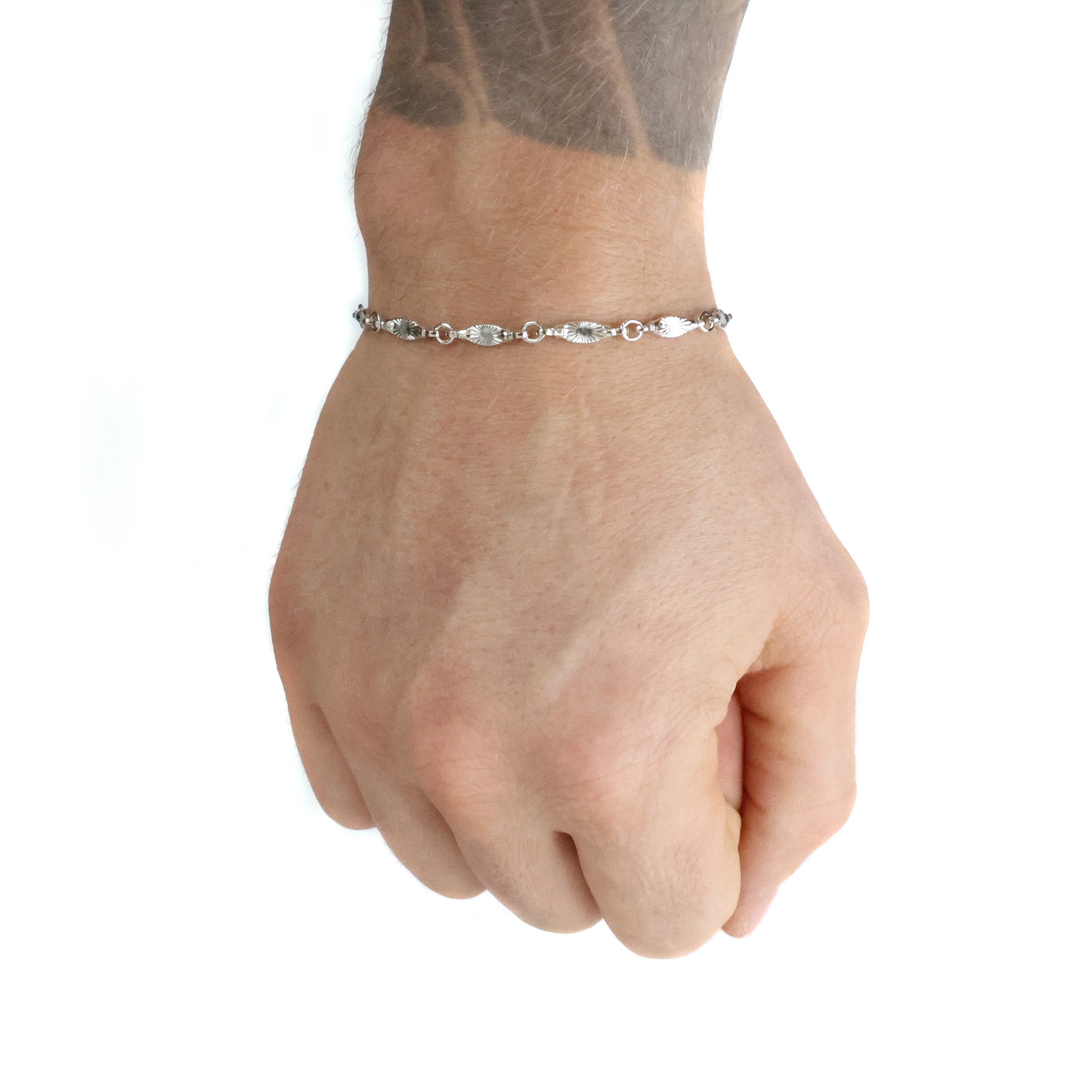 Sunburst Chain Bracelet (Silver 925) — MAPLE