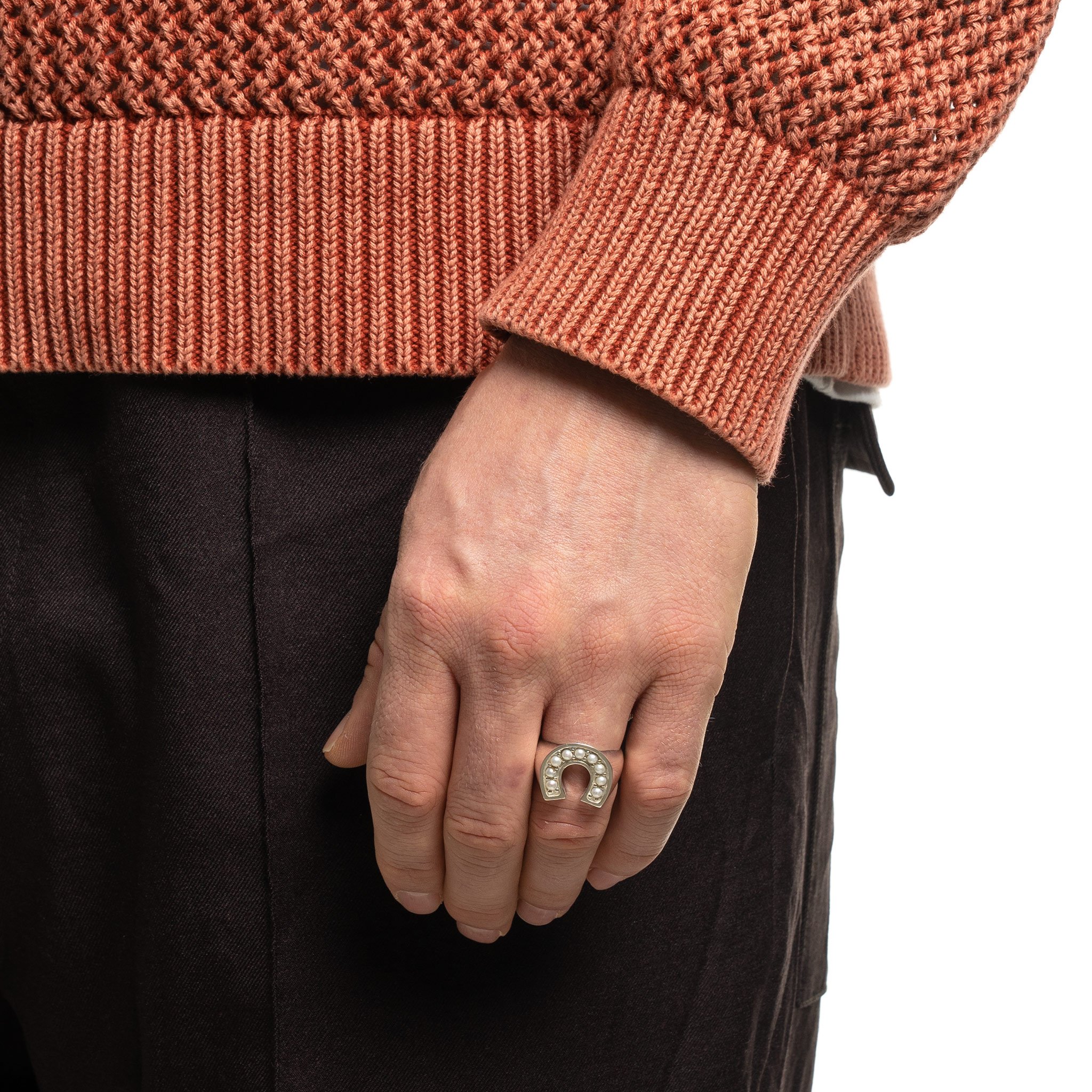 Lucky Ring (Silver/Mother of Pearl) — MAPLE