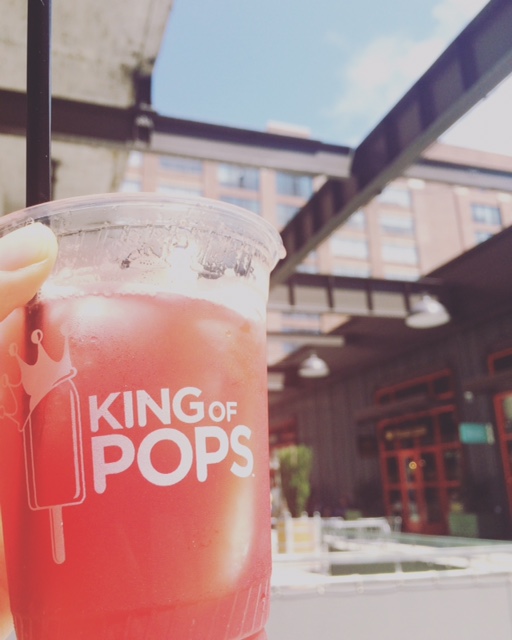 King of Pops (ice pop) infused cocktail at Ponce City Market