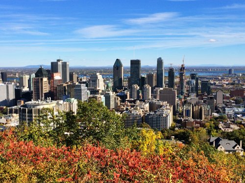 Fall from Mont Royal