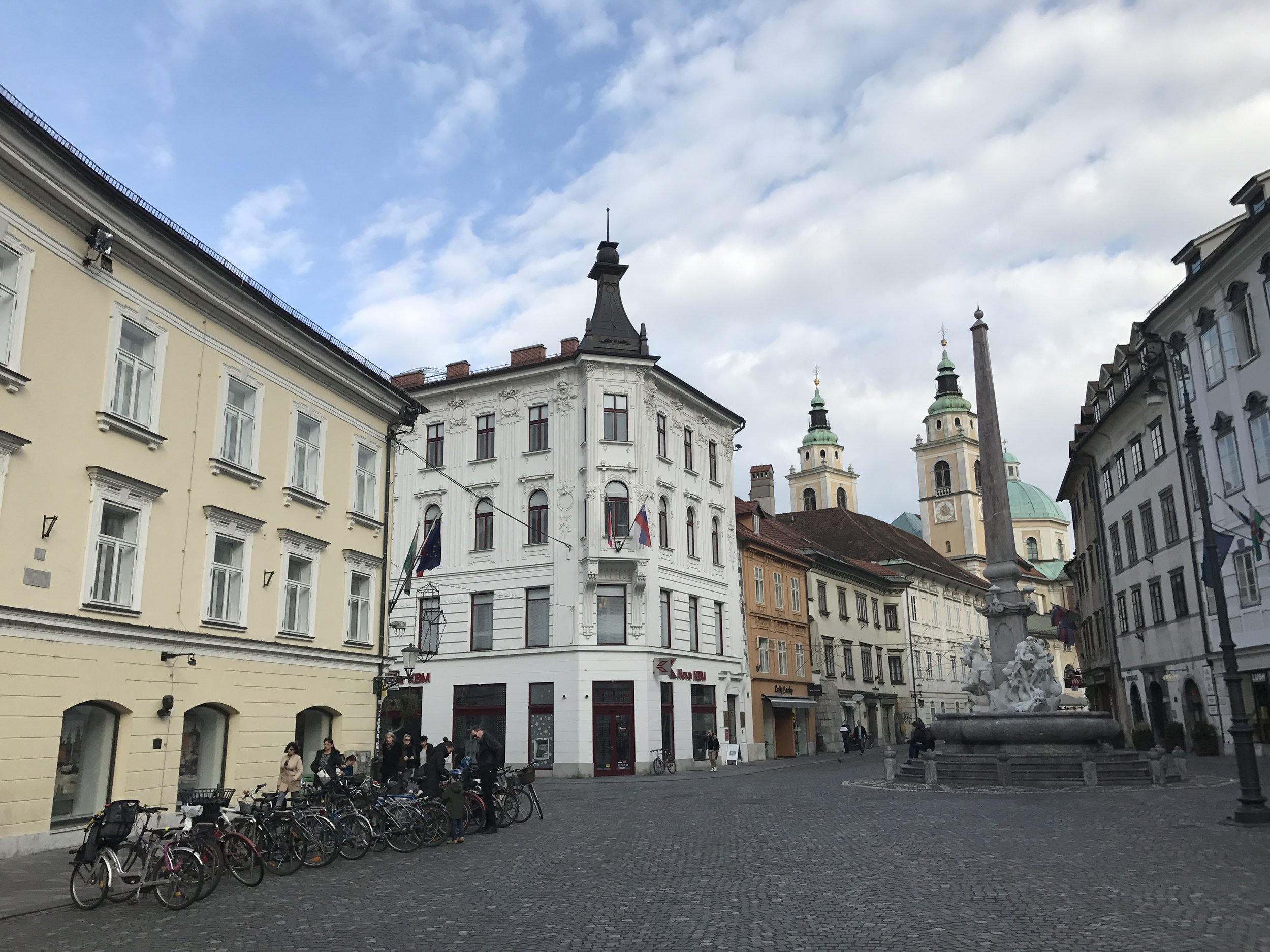 City center of Ljubljana