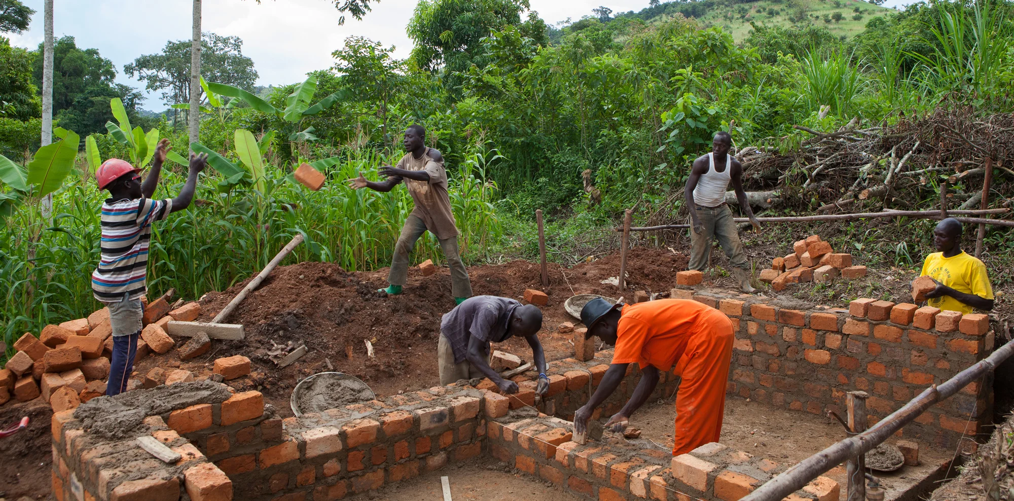 CONSTRUCTION OF OUR SECOND SCHOOL IN FULL SWING!