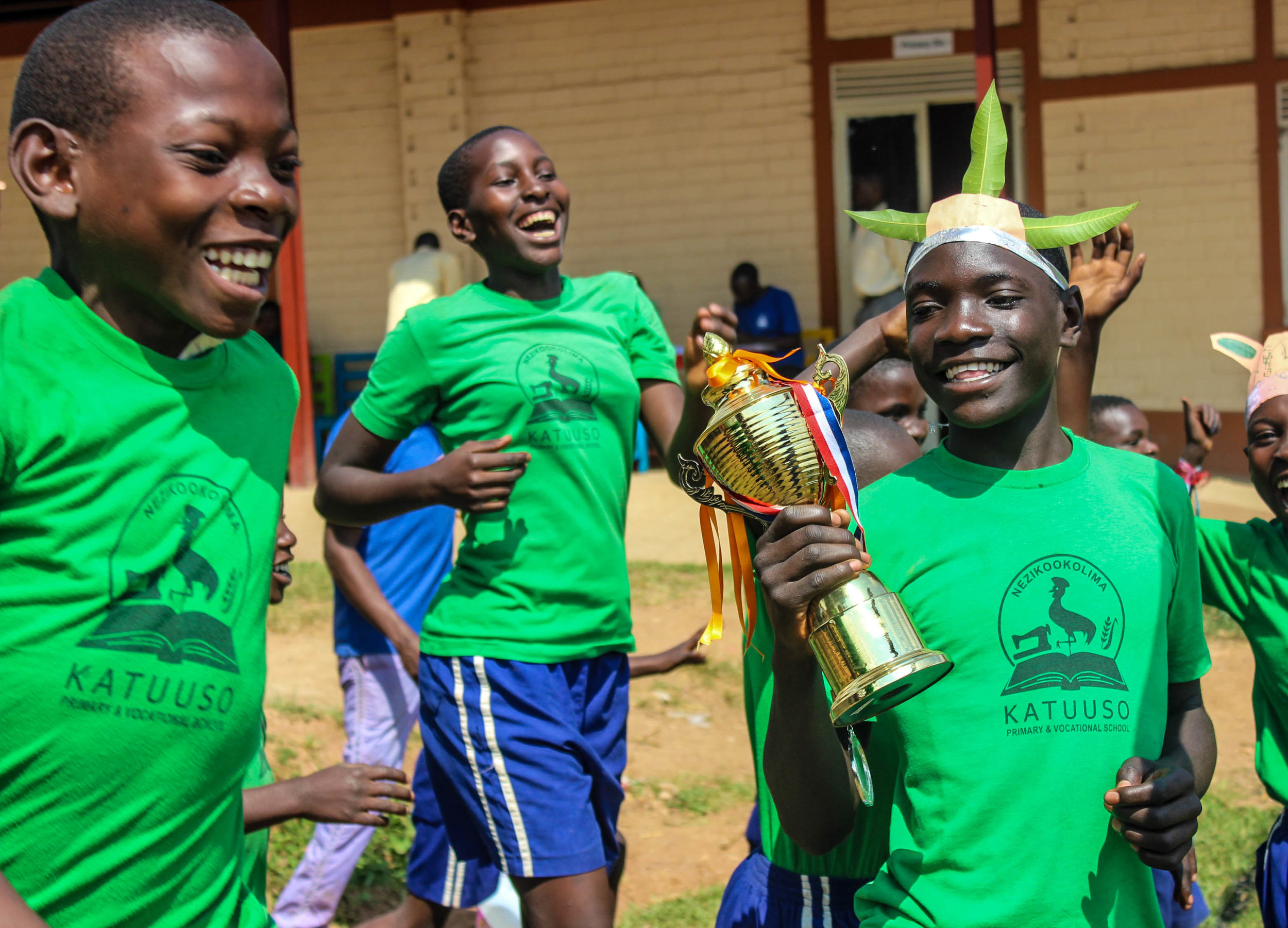 Green Team were the overall winners for the day. The whole school celebrated with dancing and hugs all around.