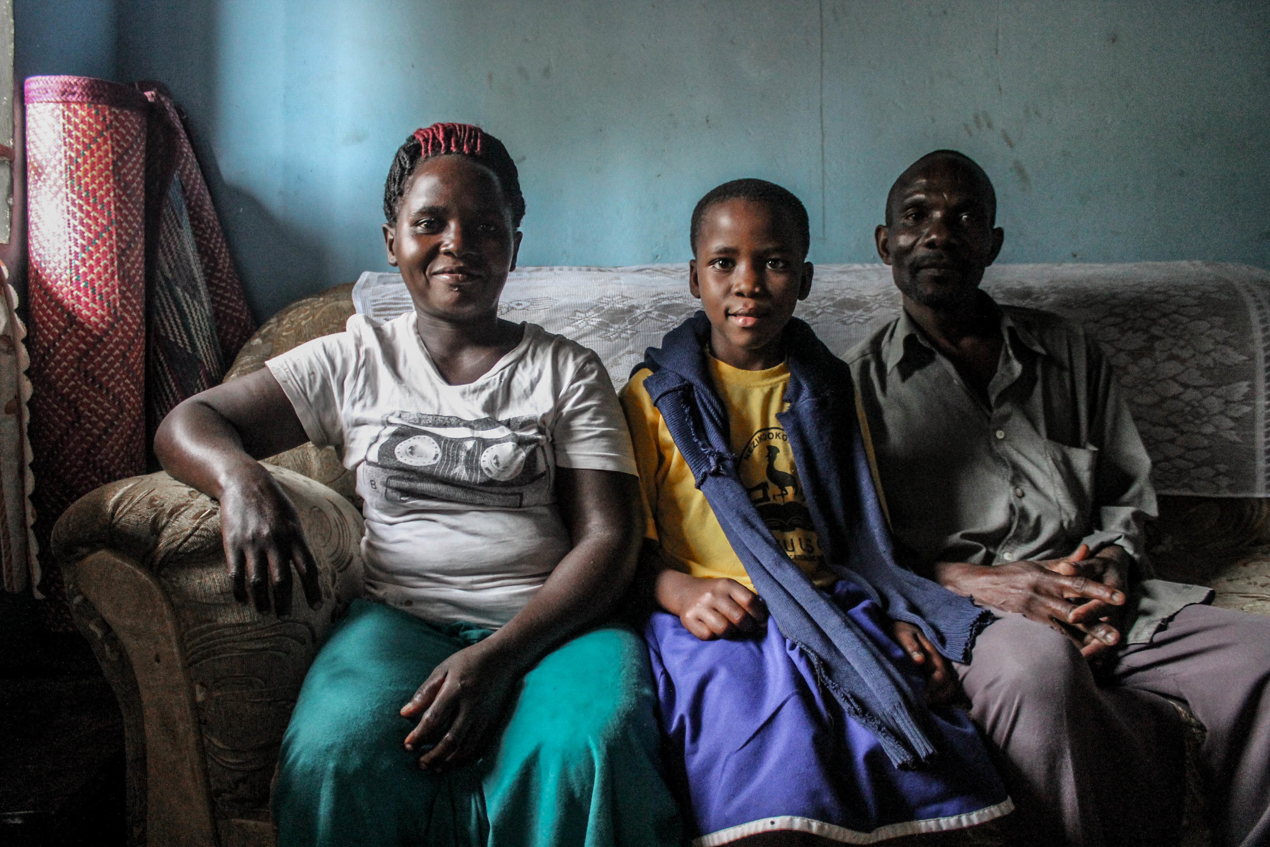 Goretti lives with her aunt, uncle and cousins in a small house with four rooms. Goretti has one brother who doesn't live with her. When Goretti was younger she moved in with her Aunt and Uncle, because her parents could no longer look after her. 