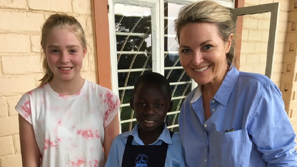 Bronte and Georgie get to know our students at school