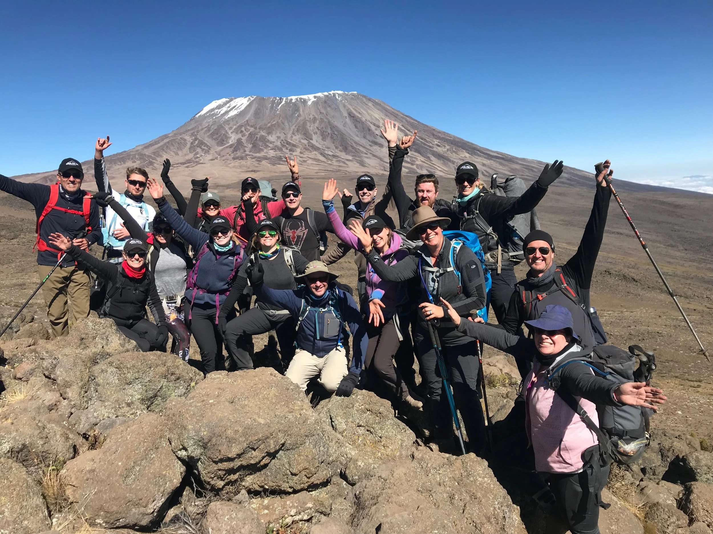'Climbing Kilimanjaro was the toughest, most incredible thing I've ever done.'
