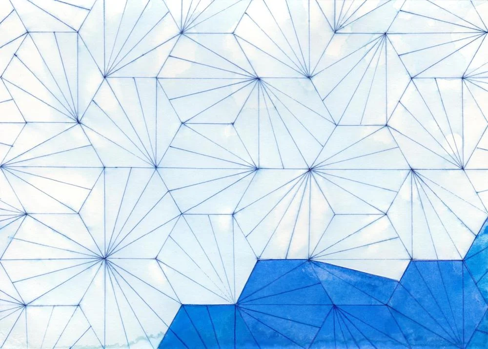   Indigo Wanderlust by Sylvie Lee        