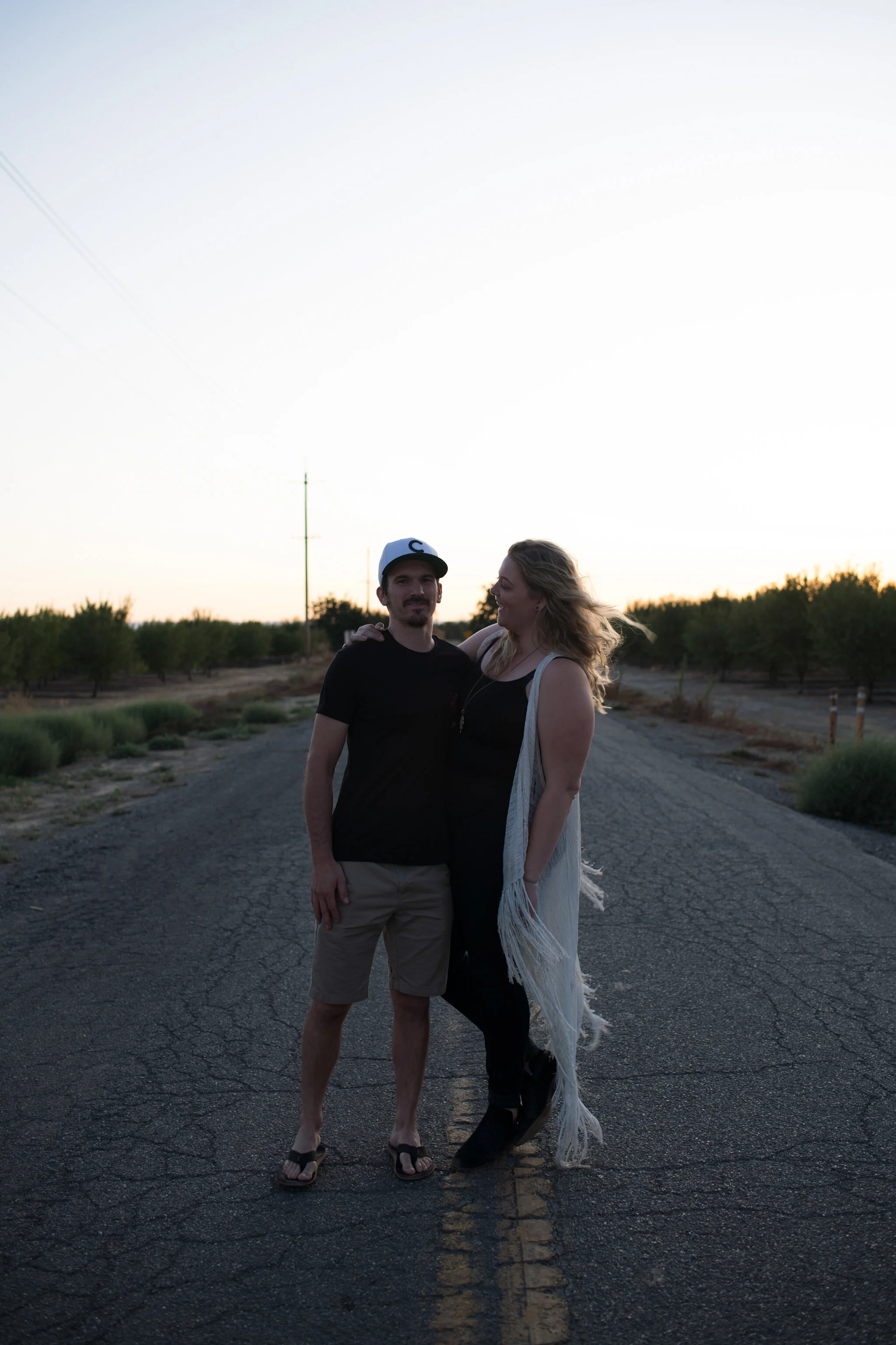 Jeff and Meghan searching for burrowing owls