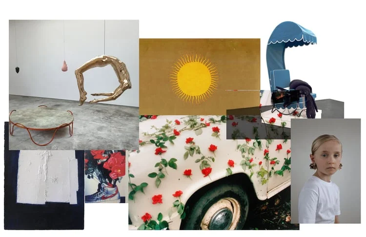"I've attached the my FW16 mood-board here for you. My 2016 design resolution is to customize more fabrics so that they are completely exclusive to the line. The mood-board here shows some of the inspiration for the fabrics we are developing, which include new embroideries and custom jacquards." - Nikki Chasin