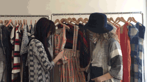 There's no one who does pattern mixing like the stylish duo behind ace&jig. We were thrilled to have designers Cary Vaughn and Jenna Wilson over at the Square where they gave us a sneak peek at their latest collection and more. Catch up on our chat here.