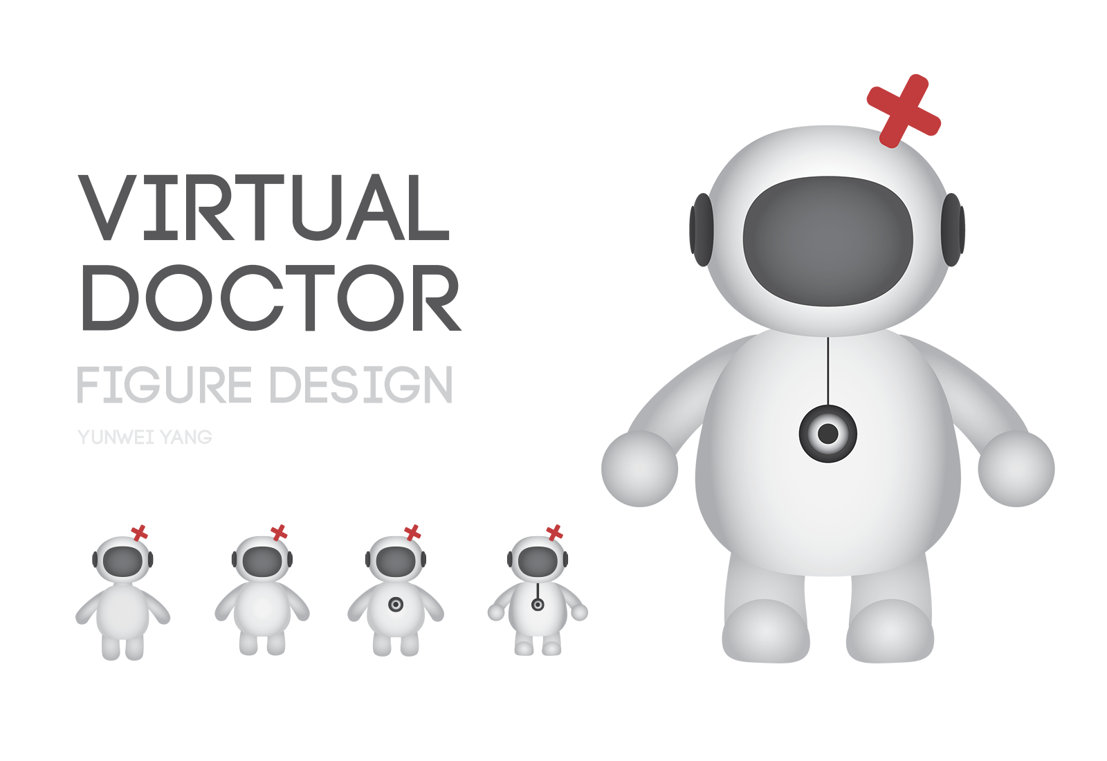 Figure design for an app called Virtual Doctor