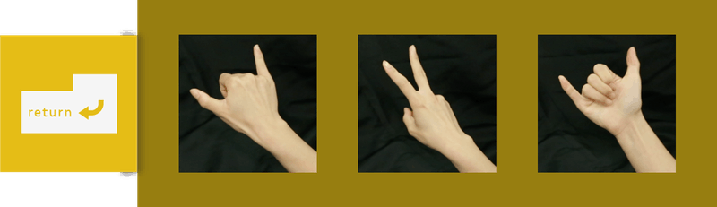 Button-like Gestures ( Static Gestures )