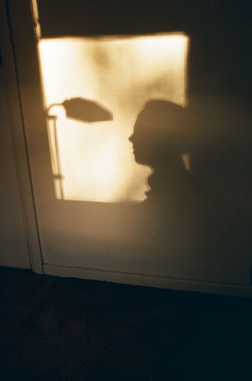 profile. grama's lamp 35mm self portrait emily berkey.jpg