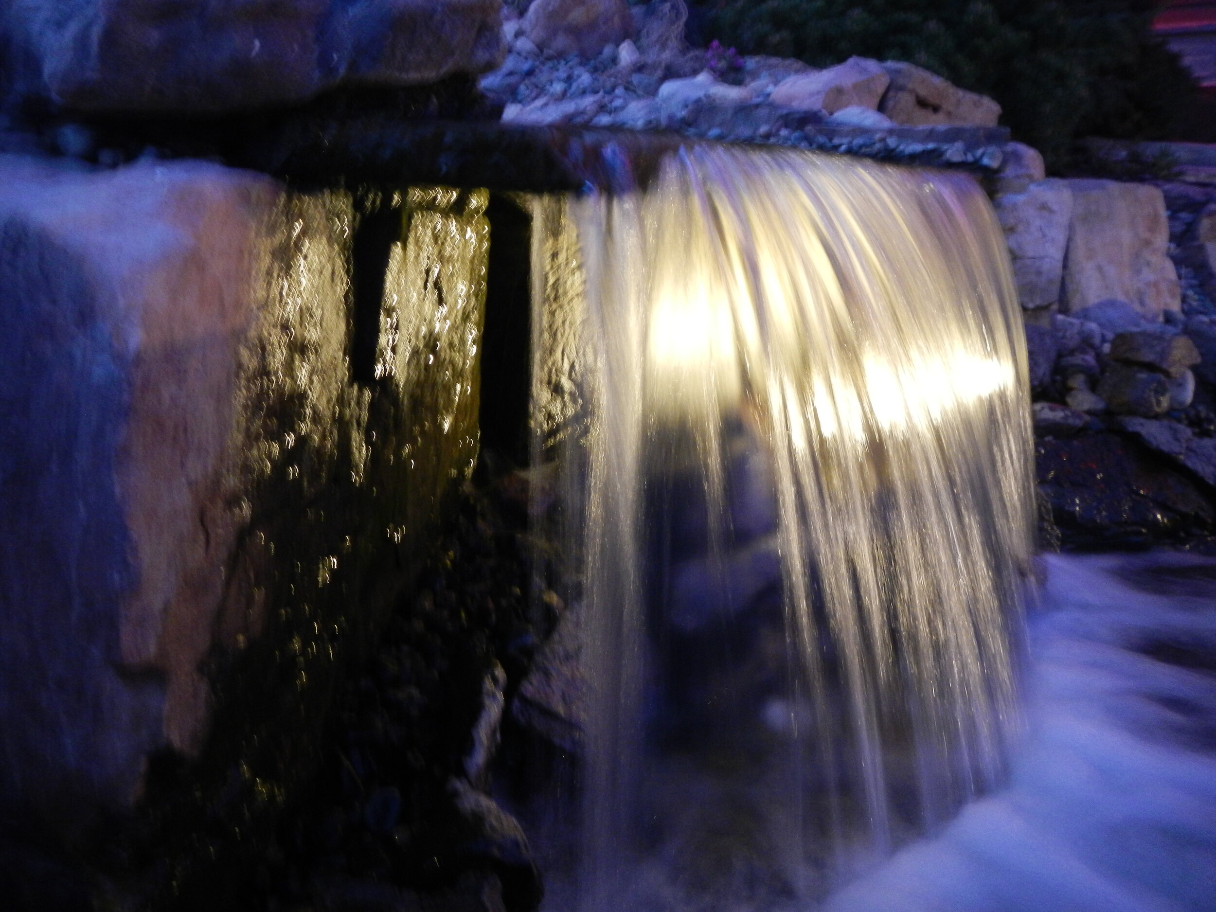 Glowing Waterfall in Nebraska