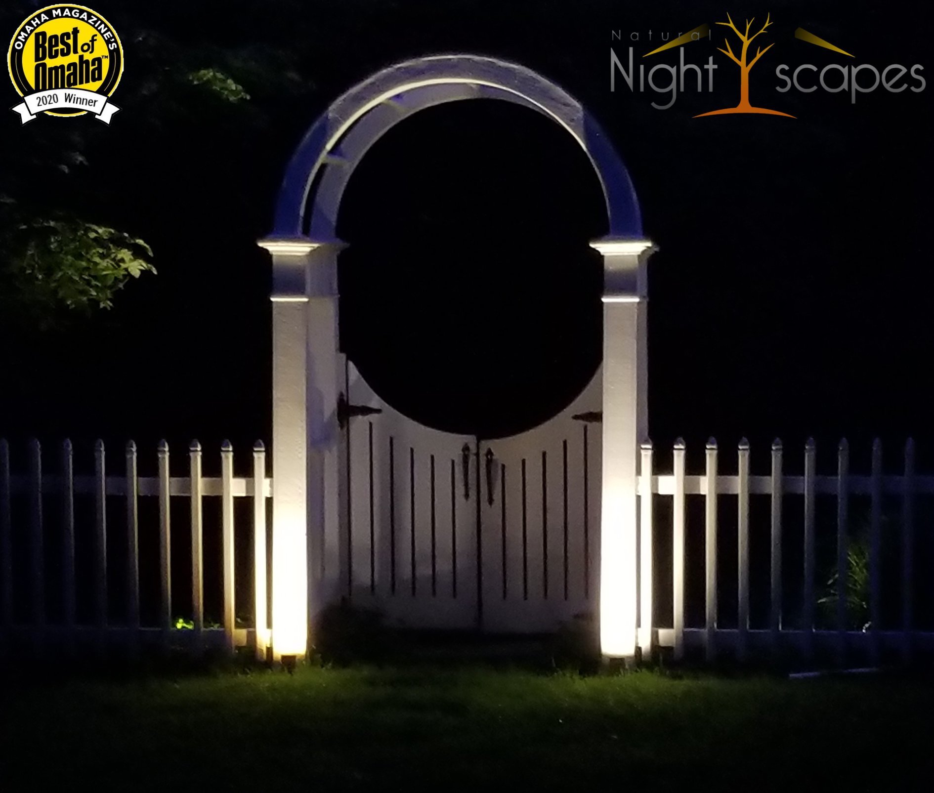 Nebraska Arbor Lighting
