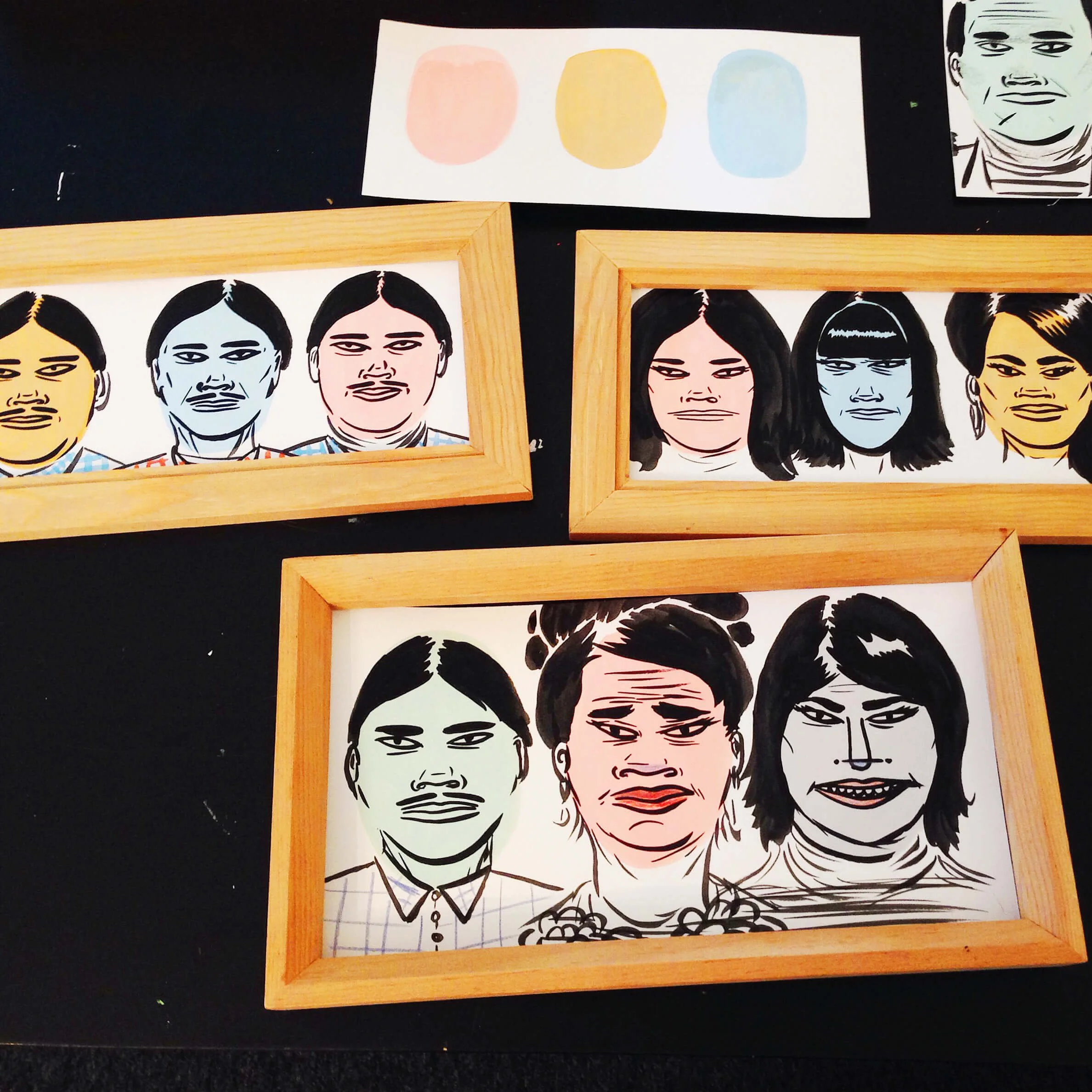 Many Faces Original Art