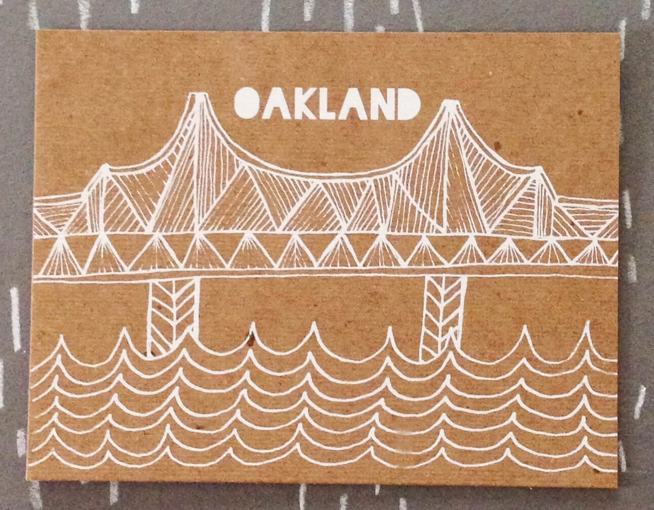 Oakland Bay Bridge Postcard