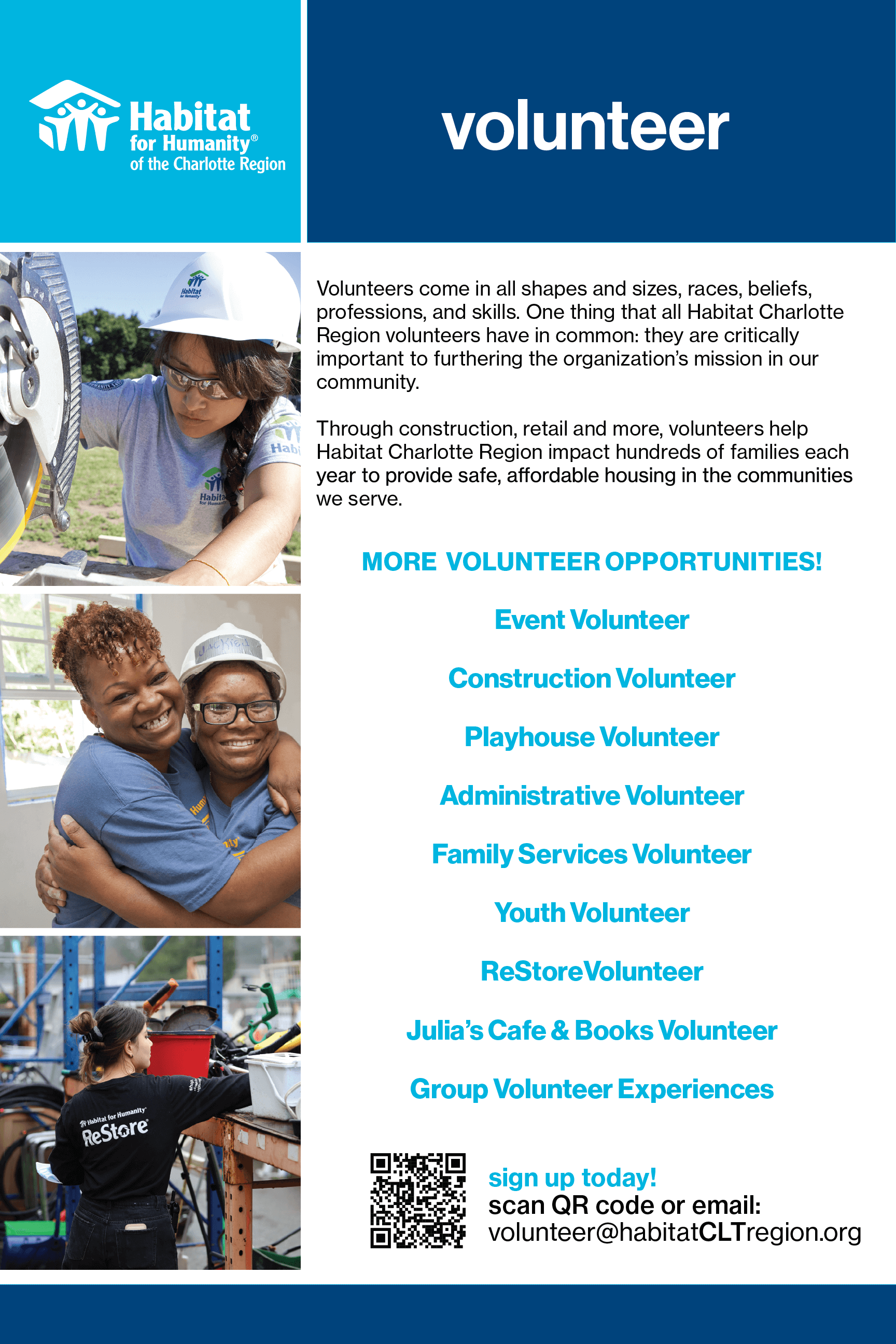 24" x 36" Oversized ACM Sign for Volunteer Recruitment