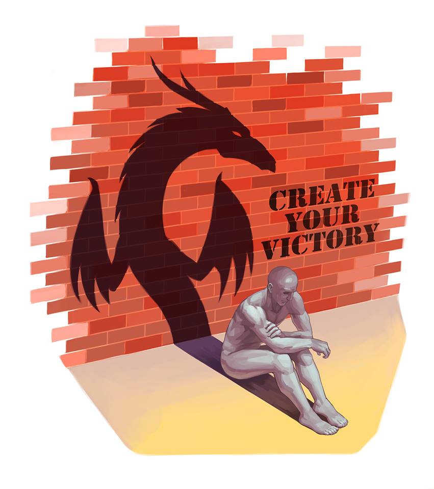 Victory Within, Creavinci © Illustration by Mischa Kavish ( www.mischakavishart.com ) 