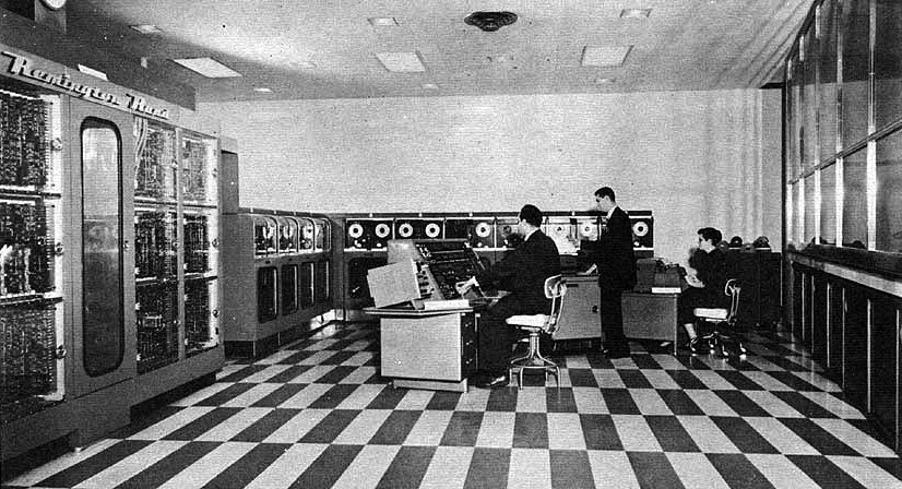 Photo by Franklin Life Insurance Company as part of the Report Department of the Army, Ballistic Research Laboratories — Maryland, A third survey of domestic electronic digital computing systems, Report No 1115, 1961, The UNIVAC II