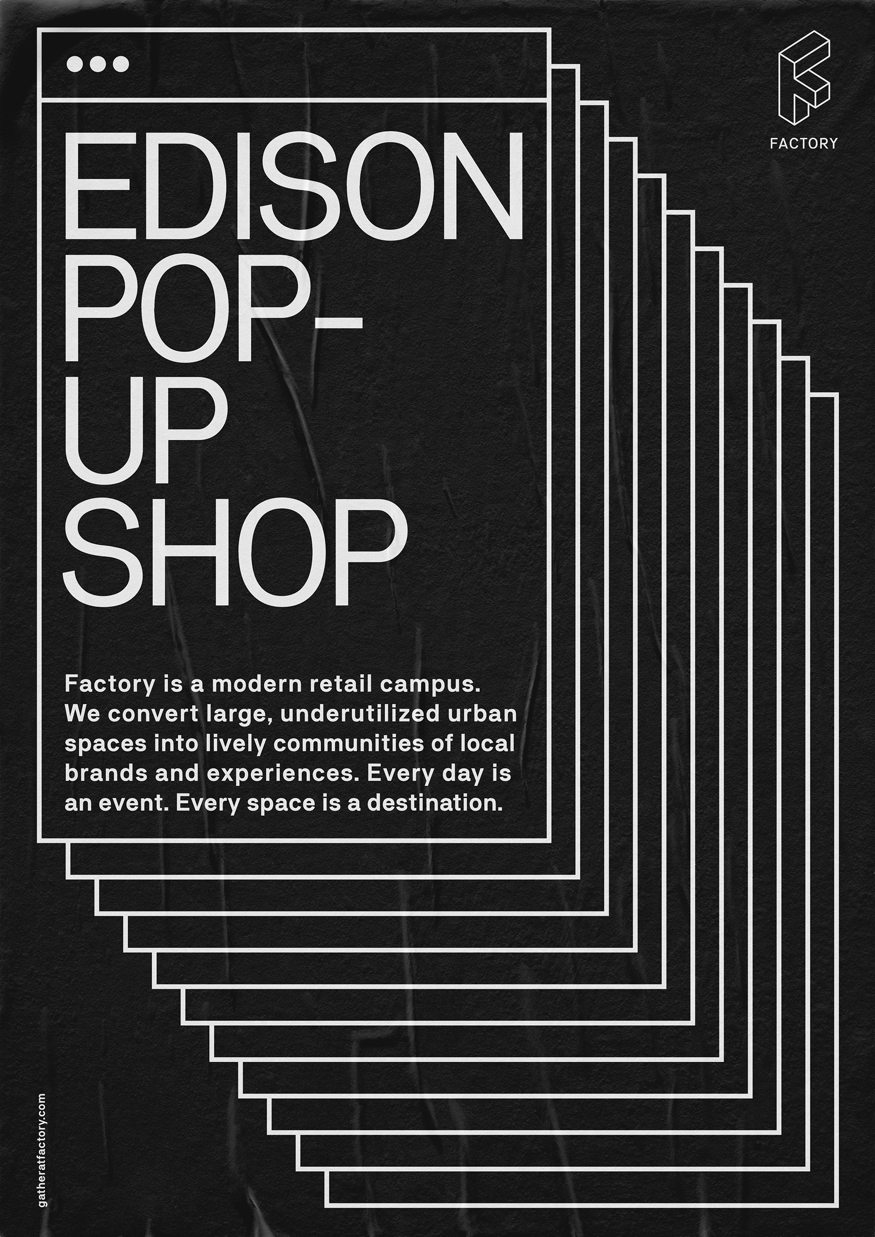 Factory, Posters (2018) // makespace.