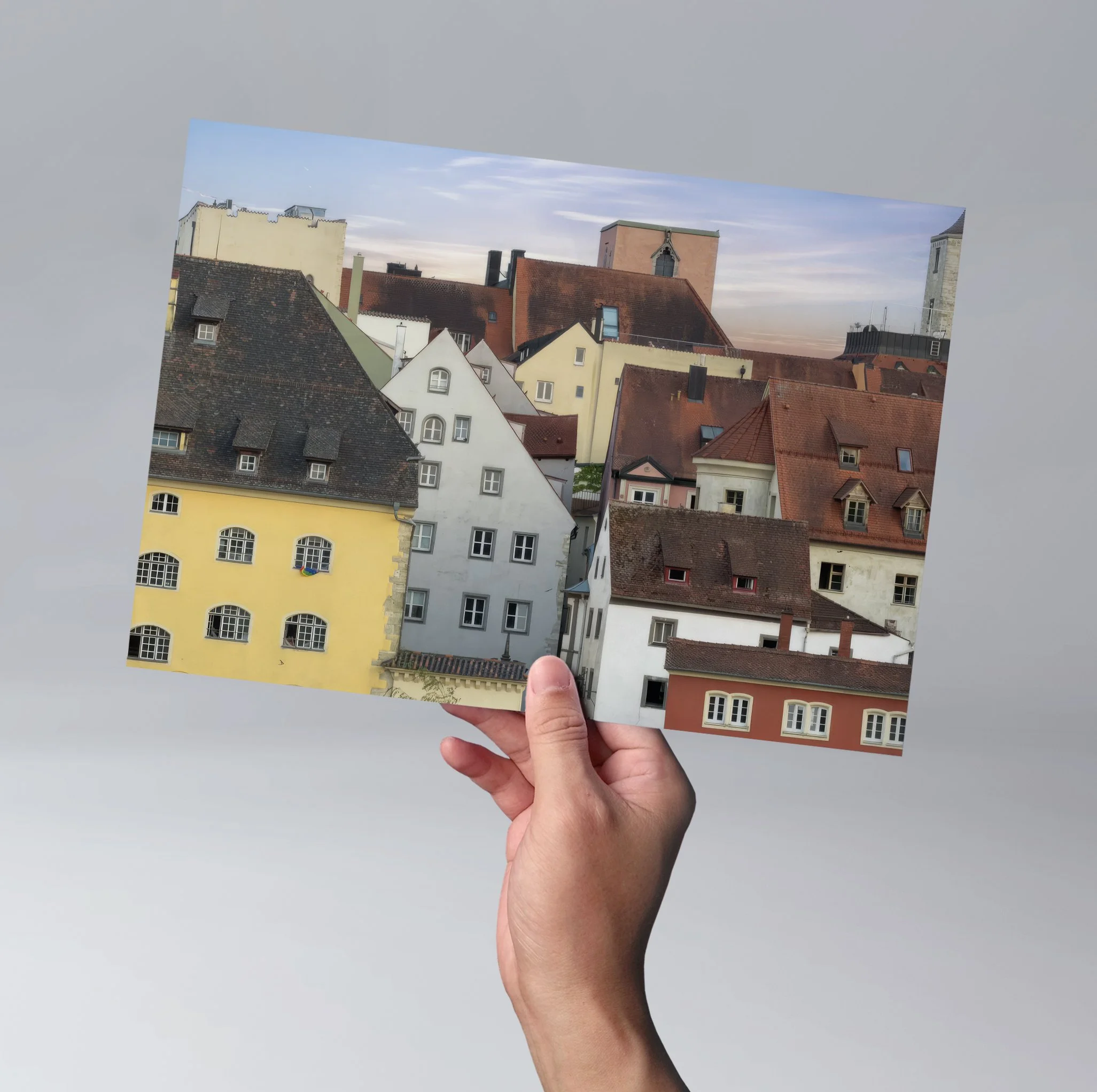 Regensburg, Germany, Bavaria, Regensburg Old Town, German Architecture, European Rooftops, Historic Buildings, Travel Photography, Germany Art, Fine Art Prints