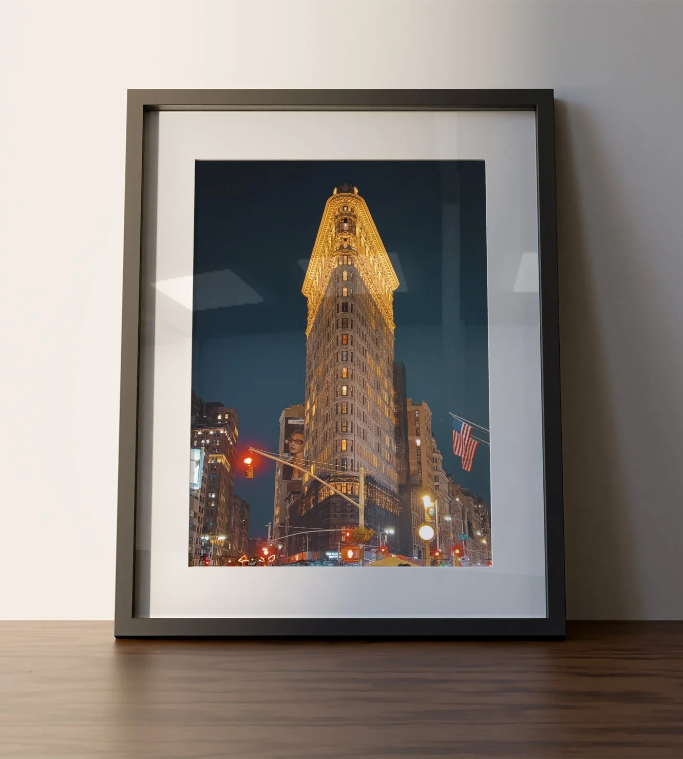 Flatiron Building, New York City, Manhattan, NYC photography, New York wall art, Flatiron Building print, NYC art print, Manhattan photography, New York architecture, nighttime photography, architectu