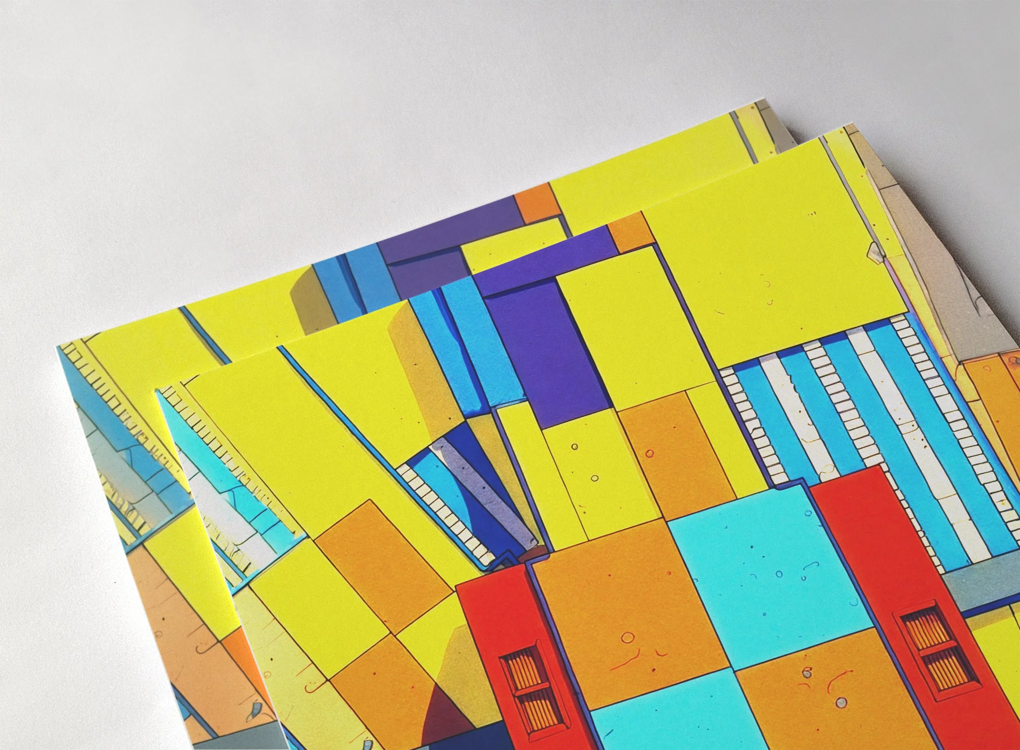abstract, digital art, modern art, colorful, vibrant, geometric pattern, architecture, contemporary, graphic design, minimalism, symmetry, structure, pattern, texture, visual art, digital illustration