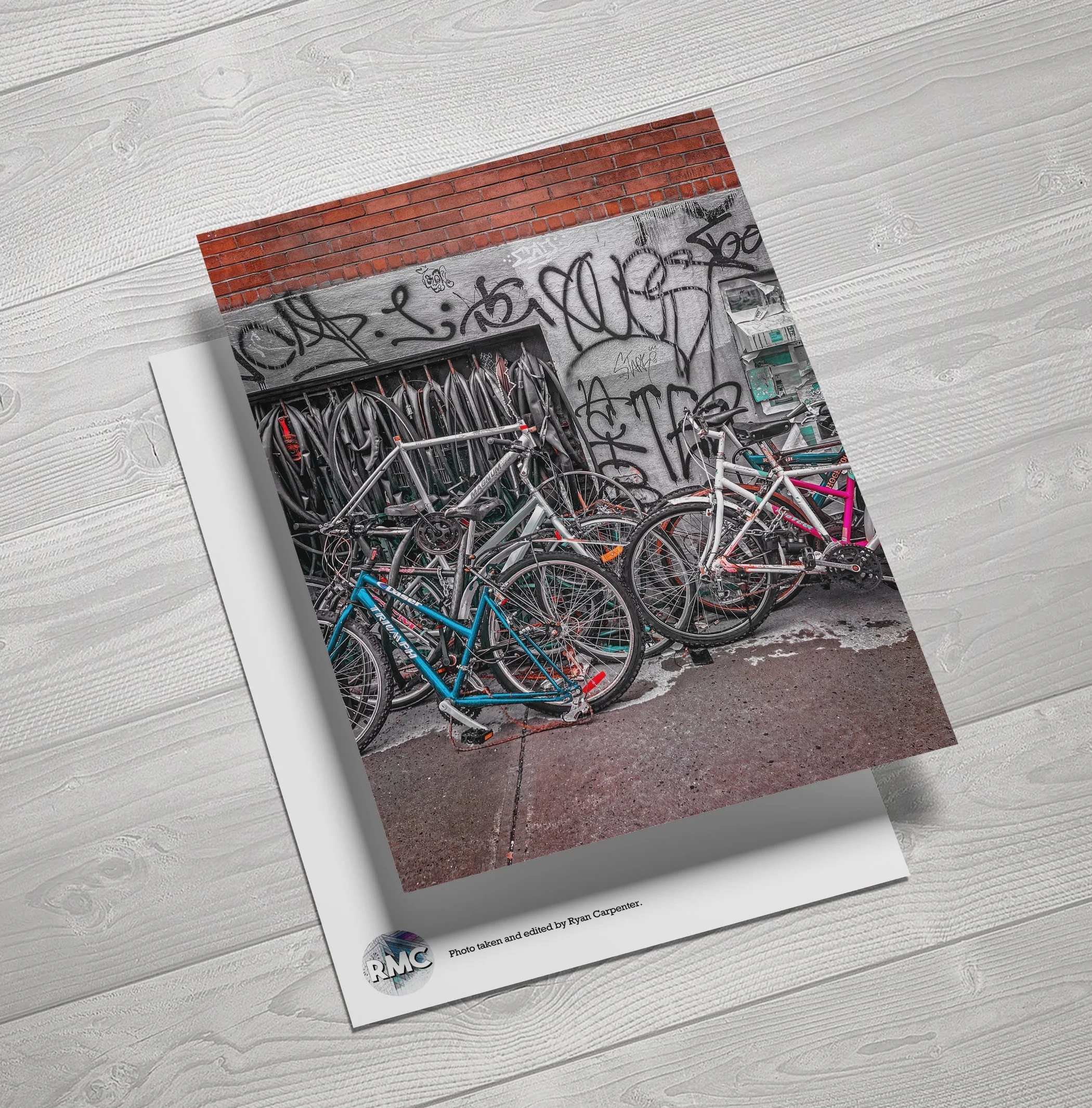 Montreal, Little Portugal, Quebec, Montreal Street Art, Bicycles, Urban Photography, Graffiti, Street Photography, Digital Art, Fine Art Prints