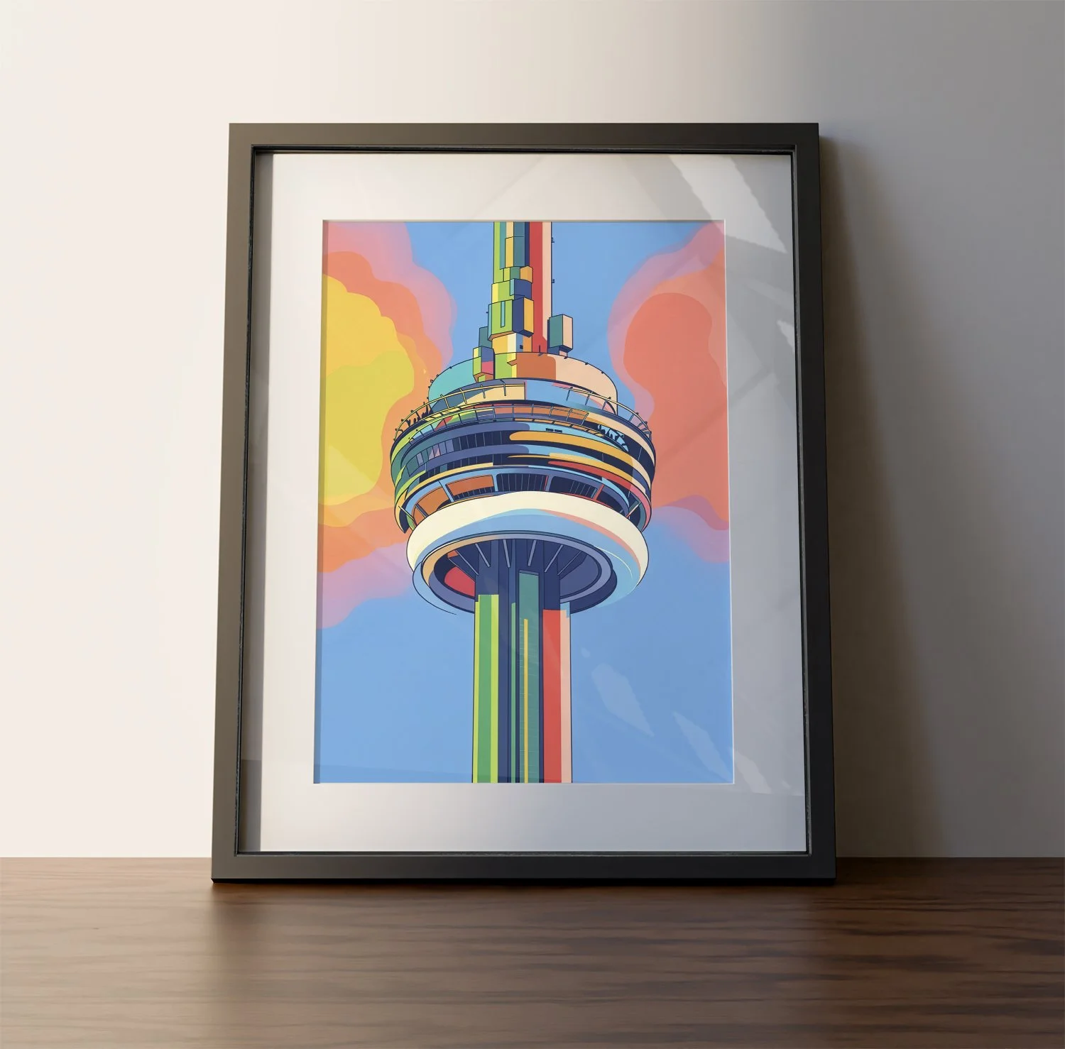 CN Tower, Toronto, Toronto Photography, Toronto Art, Travel, Canadian Travel, Digital Art