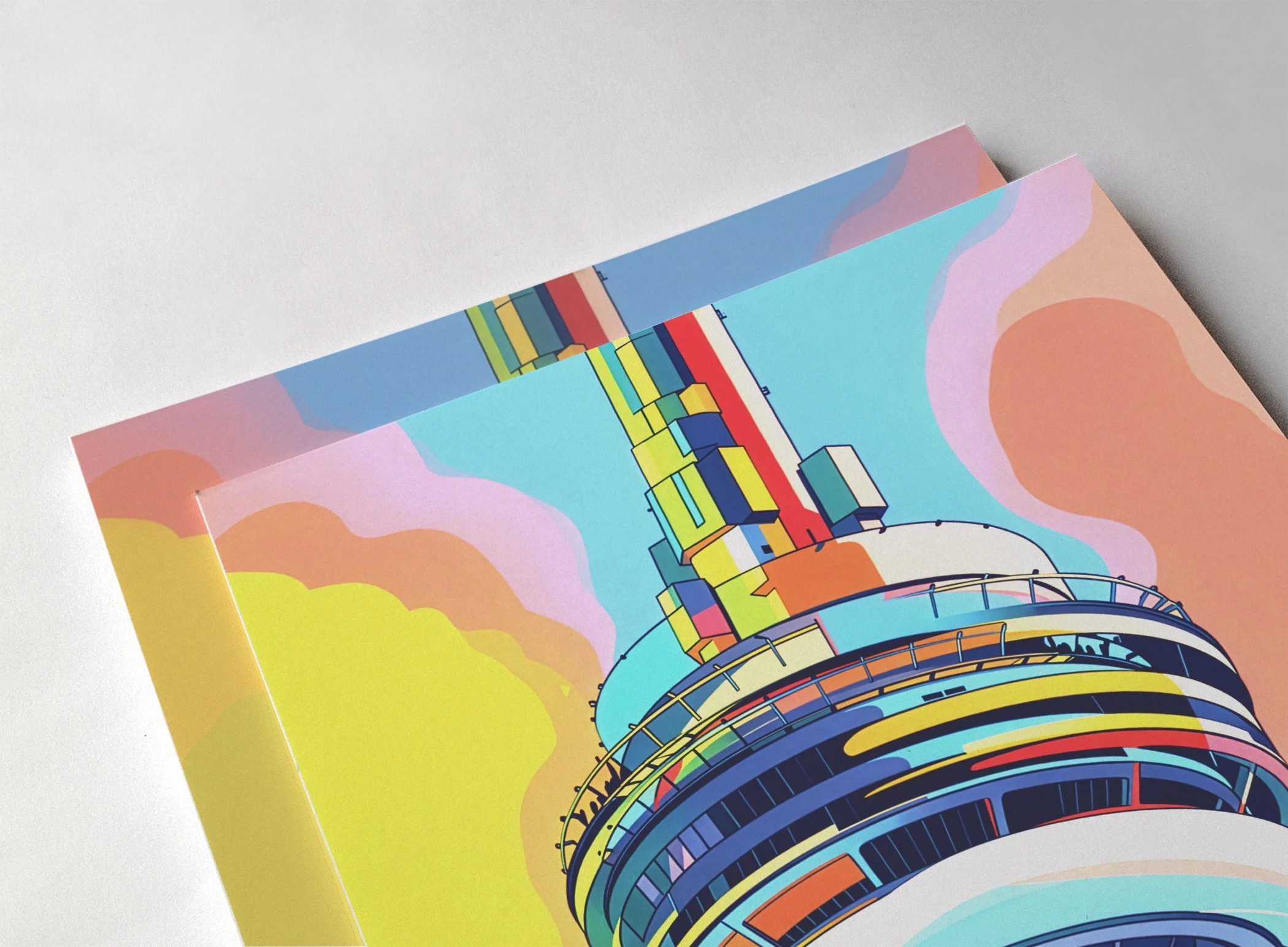 CN Tower, Toronto, Toronto Photography, Toronto Art, Travel, Canadian Travel, Digital Art