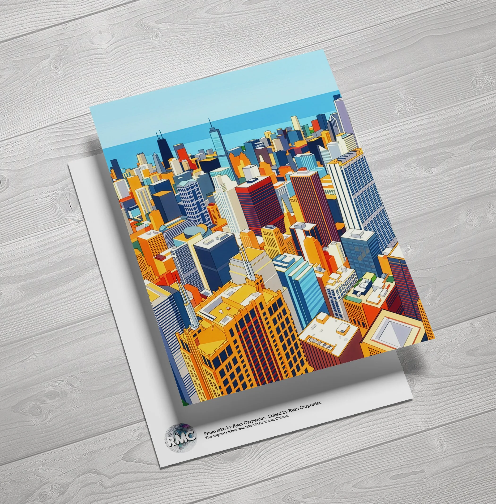 Chicago, Chicago Illinois, Chicago Photography, Chicago Art, Digital Art, Chicago skyline, RMC Digital Art