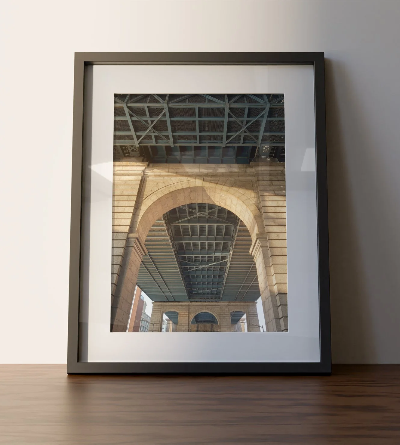 New York City, Manhattan Bridge, Brooklyn, DUMBO Brooklyn, NYC photography, New York wall art, NYC art print, bridge photography, architecture photography, urban photography, Brooklyn art, architectur