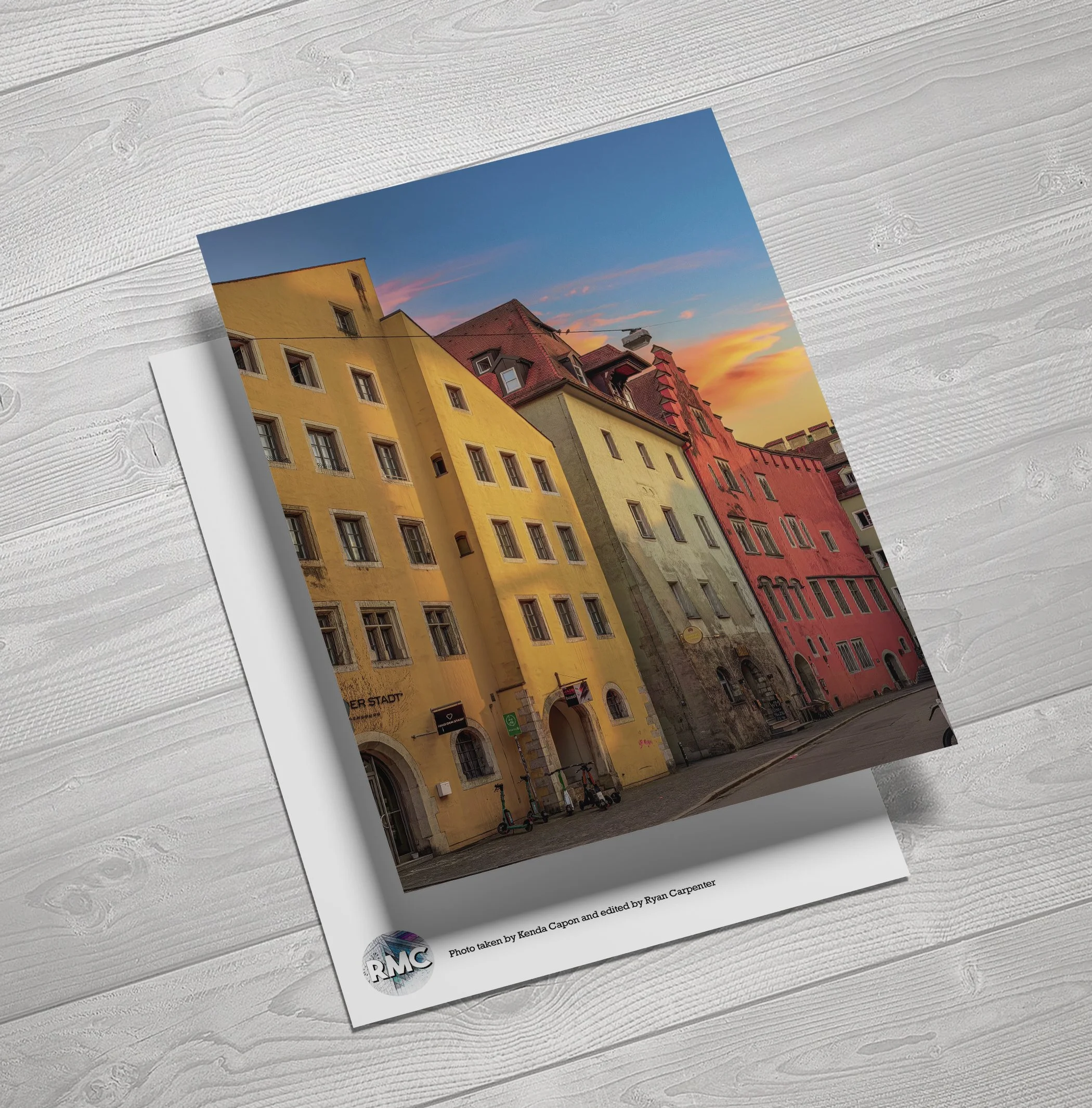 Regensburg, Bavaria, Germany, Regensburg Old Town, Bavarian Architecture, German Architecture, European Artwork, Historic Buildings, European Streetscape, RMC Digital Art